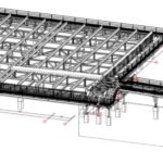 Hélistation sur le toit de l'hôpital de GIEN (45) + passerelle d'accès